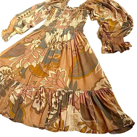 Karlie Flora & Fauna Smocked Ruffle Dress - Picture 4 of 6